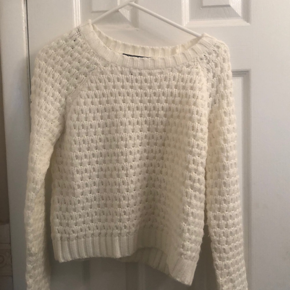 Cable knit sweater